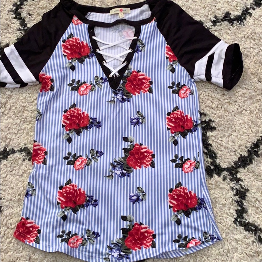 Lace up top